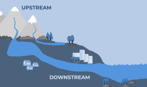 River story infographic